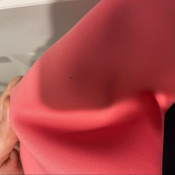 NWT Alice + Olivia Keanna Asymmetrical Fringe Dress in Calypso Pink - Picture 6 of 7